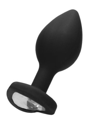 Diamond Heart Butt Plug, Large