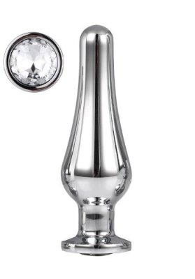 Gleaming Love Medium Pleasure Plug, Silver