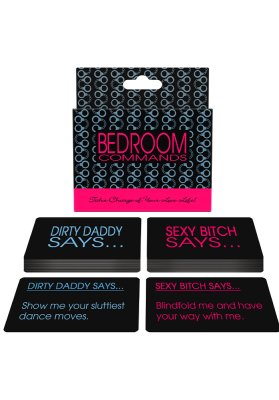 Bedroom Commands Card Game