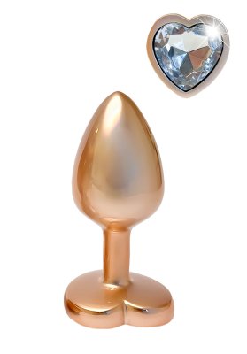 Gleaming Love Pearl Plug Small, Champagn