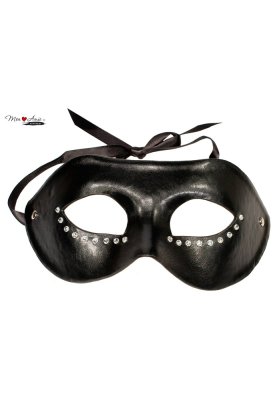 Mon Amie Diamond Leather Mask