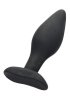 Svart Analplugg 8 cm
