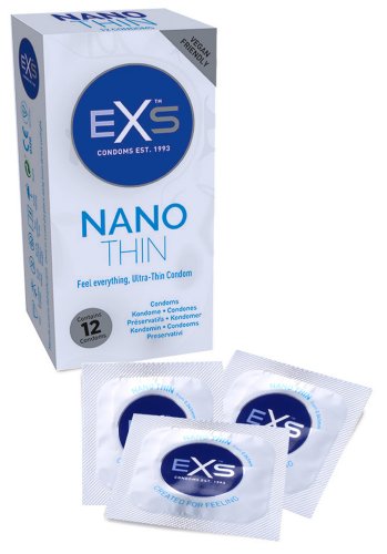 EXS Nano Thin Kondom 12-pack supertunna kondomer