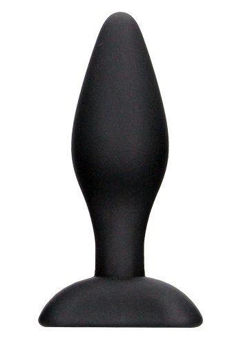 Svart Analplugg 8 cm